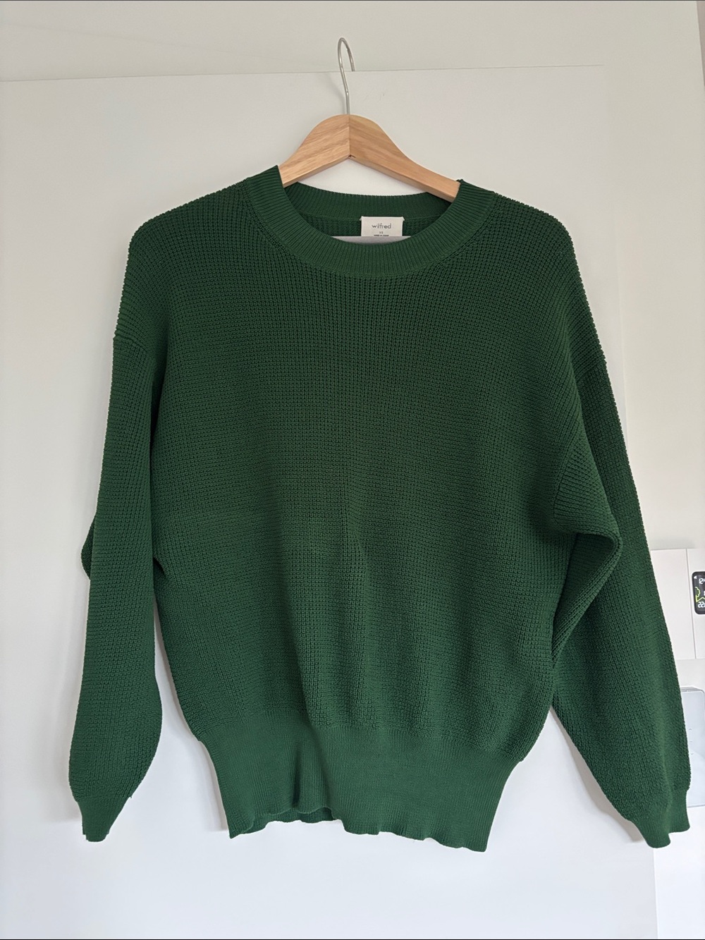 Wilfred Deep Green Crewneck Sweater - Women